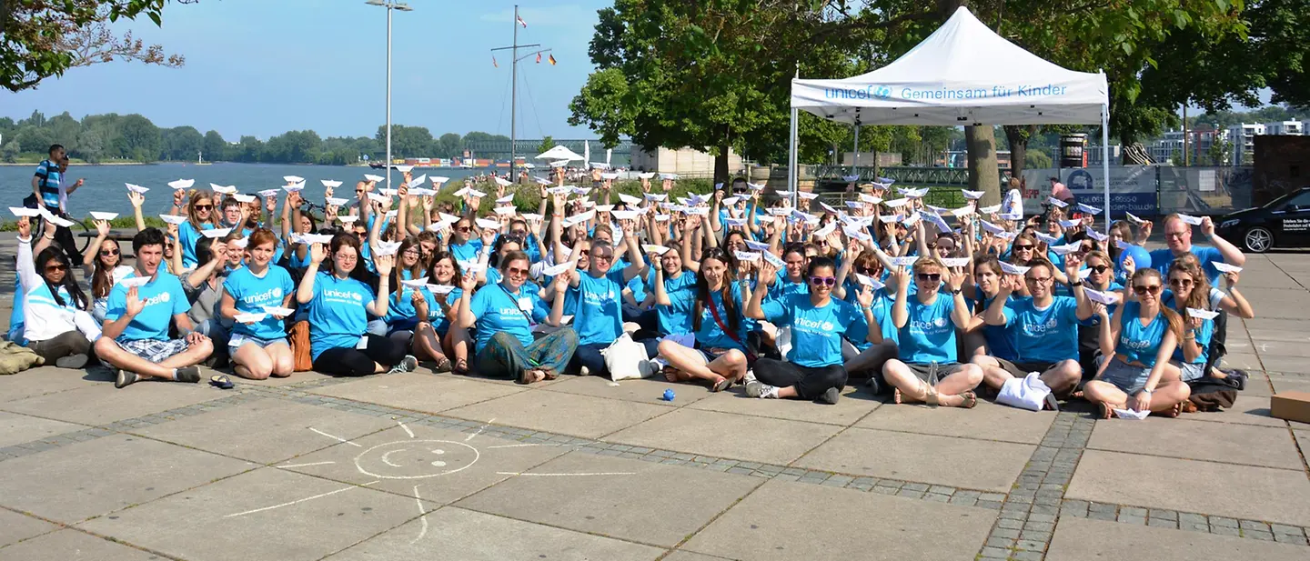 Gemeinsam mit UNICEF für Kinder | © UNICEF Ehrenamt: Gemeinsam mit UNICEF für Kinder