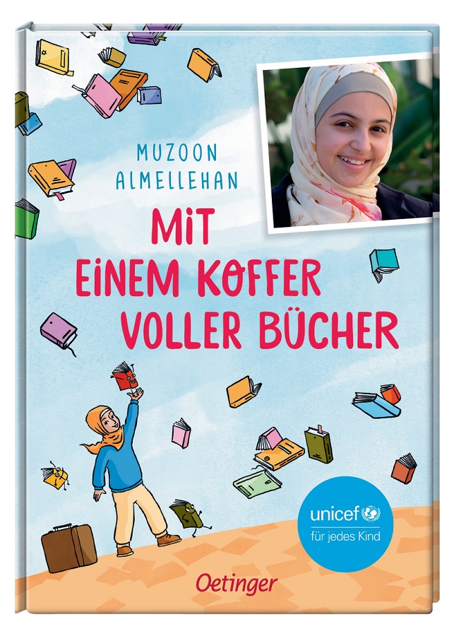 Mit einem Koffer voller Bücher Mit einem Koffer voller Bücher
