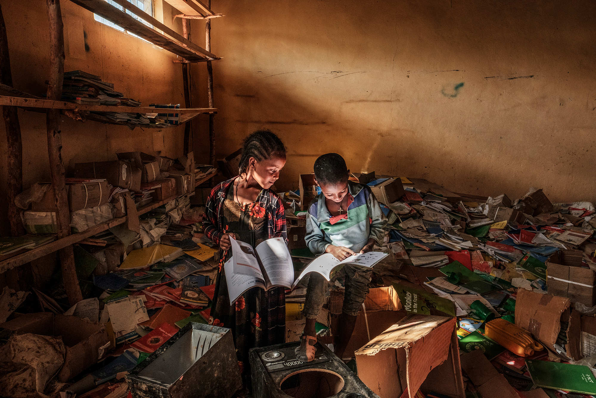 Tigray, Ethiopia: Taking Refuge in Books | © Eduardo Soteras, Argentina, AFP (Agence France Press) Tigray, Ethiopia: Taking Refuge in Books