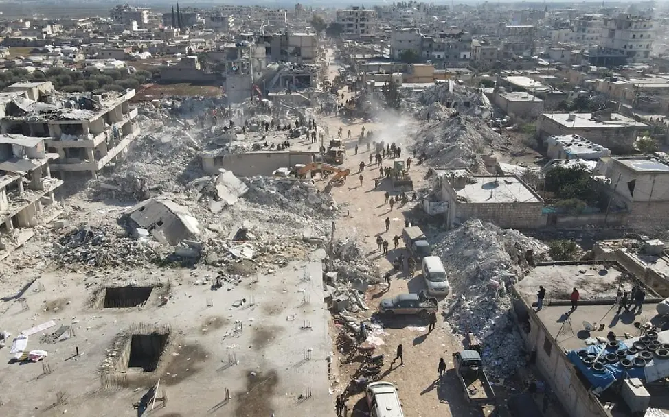 Erdbeben in Syrien: Große Zerstörung in Aleppo | © UNICEF/Zayat Erdbeben in Syrien: Große Zerstörung in Aleppo