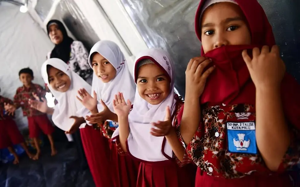 Erdbeben und Tsunami in Indonesien: Viele Kinder leben nun in Zelten | © UNICEF/Wilander Erdbeben und Tsunami in Indonesien: Viele Kinder leben nun in Zelten