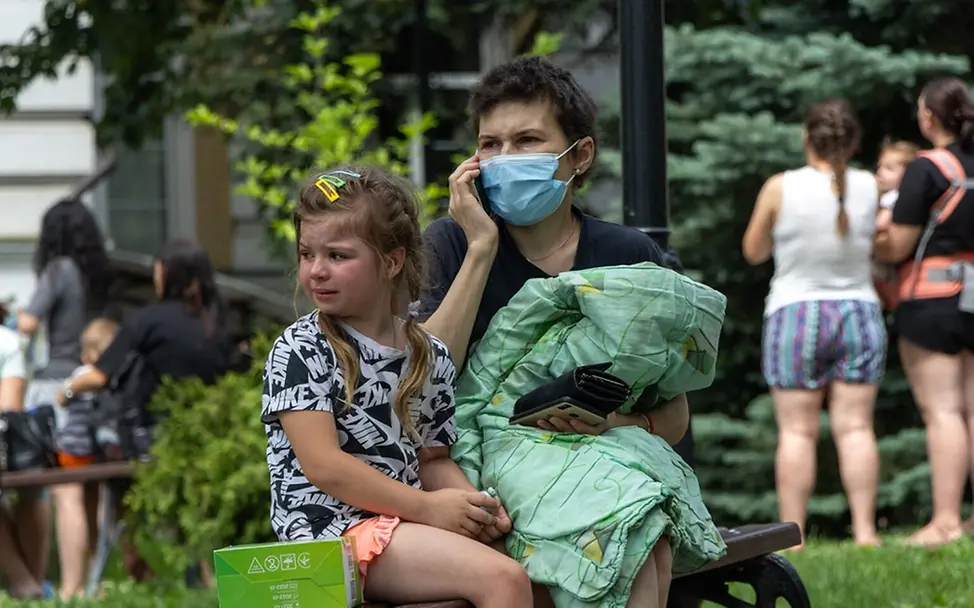 Angriff auf Kinderkrankenhaus | UNICEF/Filippov Ukraine: Angriff auf Kinderkrankenhaus in Kiew