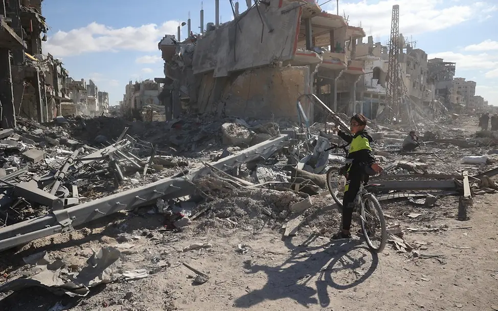 Zerstörte Gebäude in Gaza | © UNICEF/El Baba Zerstörte Gebäude in Gaza