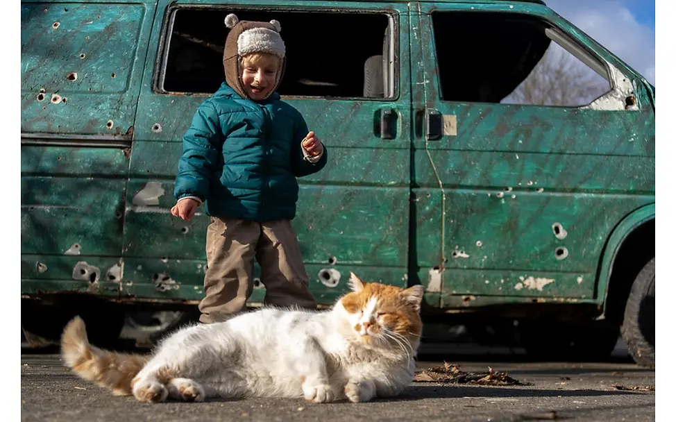 Yehor ist drei Jahre alt und im Krieg aufgewachsen. | © UNICEF/Filippov Yehor ist drei Jahre alt und im Krieg aufgewachsen.