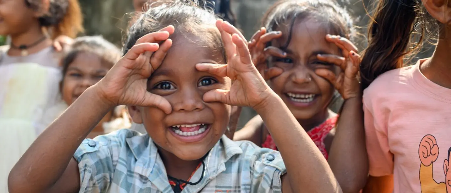 Glückliche Kinder. | © UNICEF/Panjwani Glückliche Kinder.