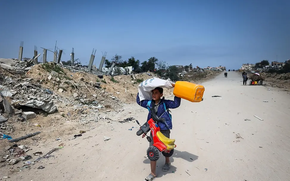 Auf der Flucht immer mit dabei: Ein Wasserkanister. | © UNICEF/UNI820849/ Auf der Flucht immer mit dabei: Ein Wasserkanister.