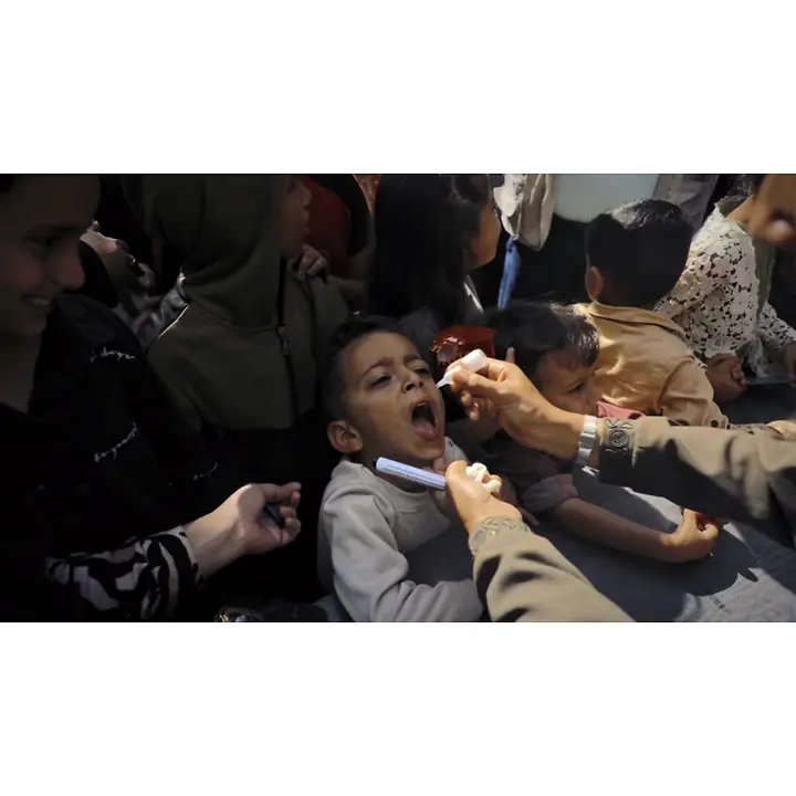 Impfkampagne im Gaza-Steifen | © UNICEF Impfkampagne im Gaza-Steifen