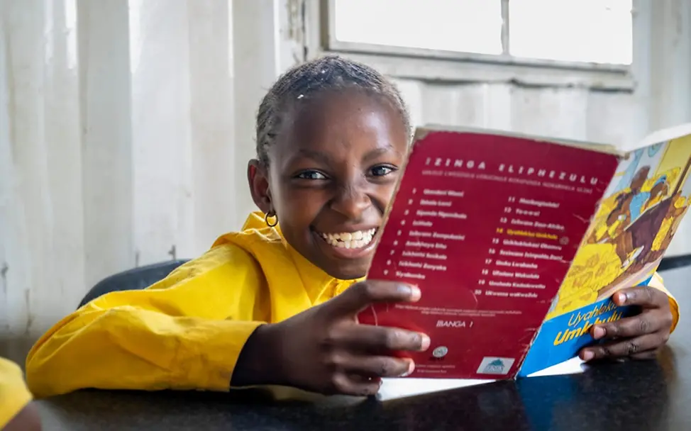 Kinder in Südafrika lernen und spielen an einem sicheren Ort. | © UNICEF/Hearfield Gute Nachricht: Kinder in Südafrika lernen und spielen an einem sicheren Ort.