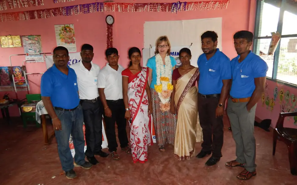 Mitglieder des örtlichen Minenaktionskomitees | © UNICEF DT/Beate Jung Sri Lanka: Minenaktionskomitee