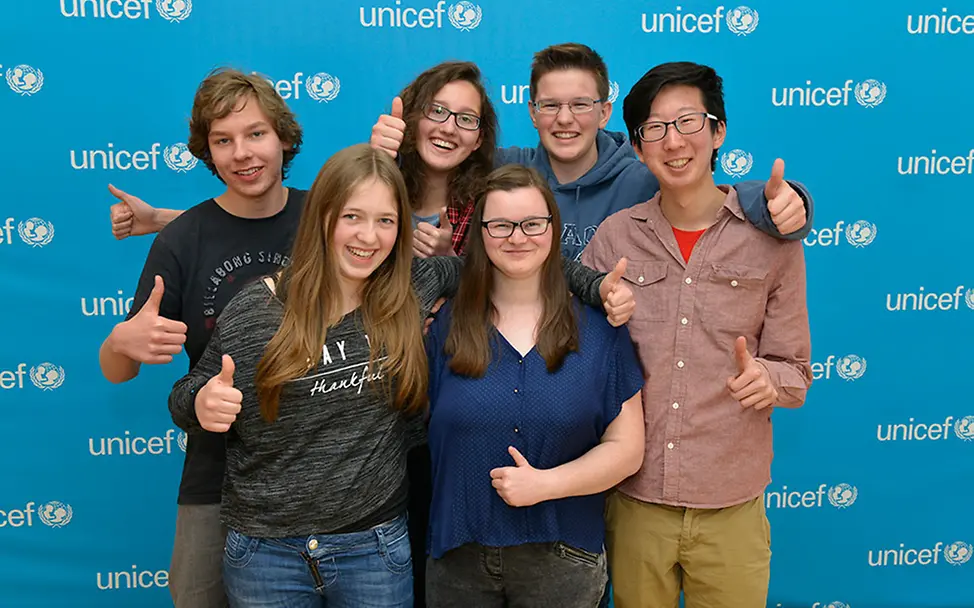 Jugendgipfel J7 2015: Das deutsche Team | © UNICEF/DT2015-21434/Hyou Vielz Jugendgipfel J7 2015: Das deutsche Team