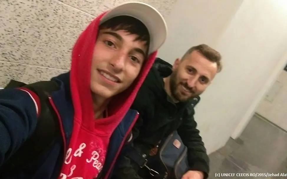 Jehads Nachricht via Whatsapp | © UNICEF CEECIS RO/Jehad Alattar Flüchtlinge in Deutschland: Jehads Bild via Whatsapp