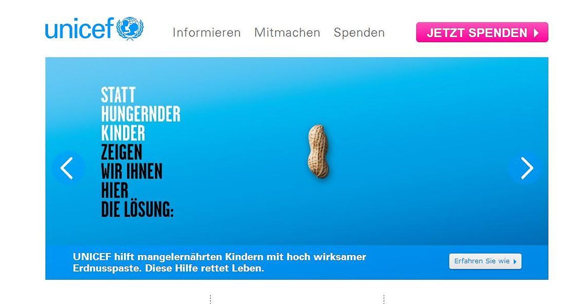 „Klick Dich Durch!: Die Neue UNICEF-Website Lädt Zum Entdecken Ein ...