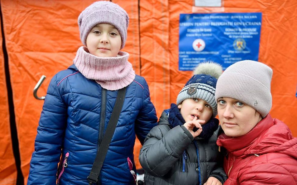 Ukraine: Unbegleitete Kinder
