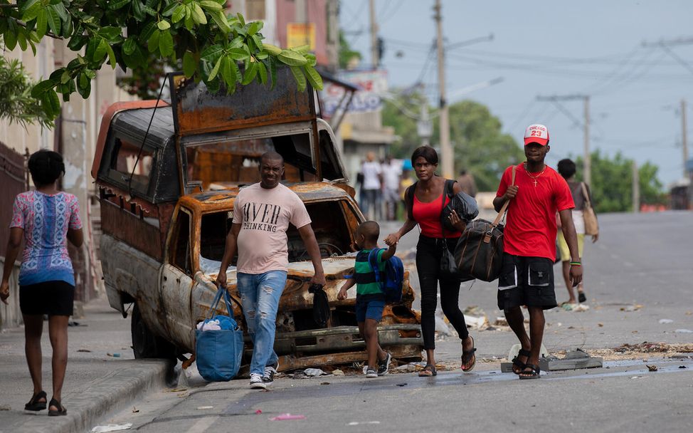 Kriminalität in Haiti: Familien auf der Flucht.