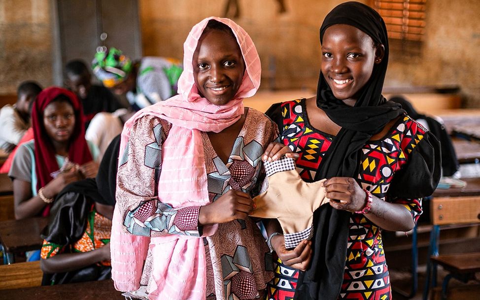 Menstruationshygiene in Mali